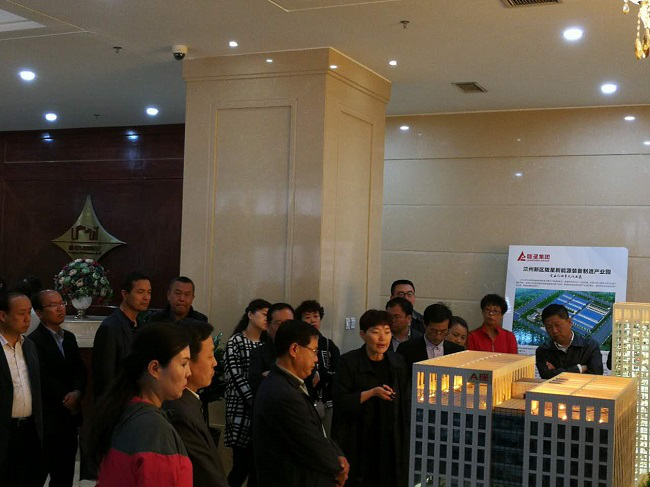 蘭州高新區(qū)領導蒞臨調(diào)研園區(qū)建設